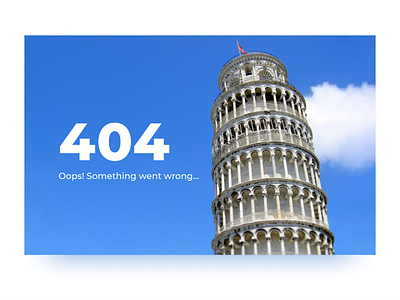 Page 404 app concept design interface minimal single screen type ui ui design uidesign ux vector web web design webdesign website