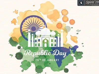 Republic Day design illustration spirit