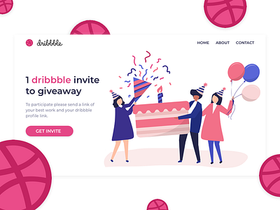 Dribbble Invite celebration draft draft day draftday drafting dribbble ball dribbbleinvitation dribbbleinvite dribbbleinvites giveaway homepage homepage design invitation invite invite giveaway invites invites giveaway minimal ui template uidesign