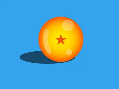 Dragon ball 3D Logo 3d affinitydesigner design designer dragon ball illustration logo logo 3d photoshop redesign ui ux vector