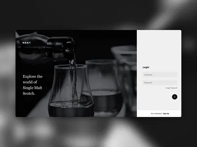 Desktop Login brand desktop landing login onboard responsive signup splash ui