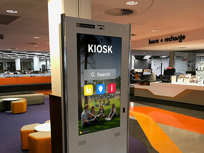 Cisco Curtin University Library Kiosk apps kiosk library maps room booking user experience user interface