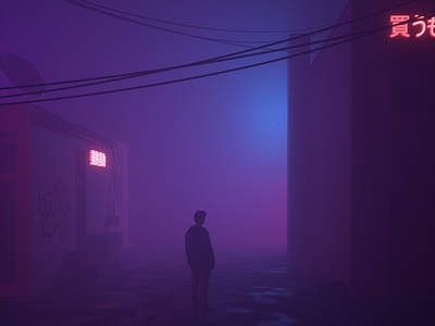 Octane fog and neon c4d octane