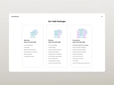 Daily UI - Pricings app branding clean concept dailyui design icon illustration inspiration minimal pricing ui ui design ux ux design web web design