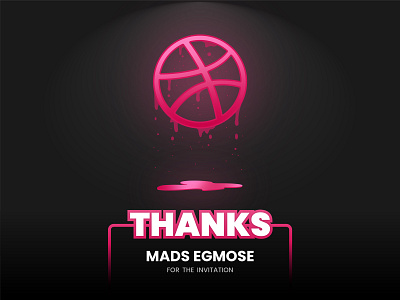 Dribbble Invite community logo debut designers dribbble dribble dribble invite finally gradient invitation logo thanks