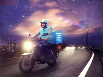 AloPeyk - On-demand Delivery for Iran ads delivery graphic design motorcycle photograhy