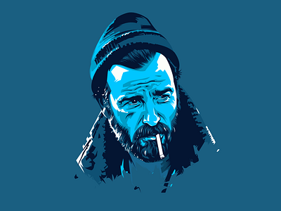 Vector Portrait beard bearded bearded man cigar portrait portrait design portrait illustration vector art vector artwork