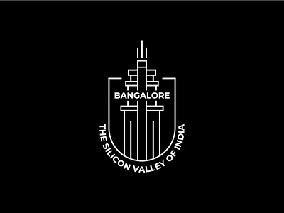 Bangalore City adobe ilustrator bangalore bangalore logo banglore brand identity branding city branding city illustration city logo india line art logo logo a day logo deisgn logo design logotype minimal minimal logo republic day silicon valley