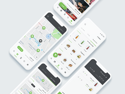 ‌Cluna app android android app app app design cluna delivery app flat design food ios map material design menu mobile app order shop shopping app shopping card ui ui design ux design