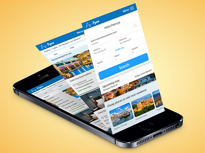 Pynn App app design flat logo travel app ui uidesign ux vector web website