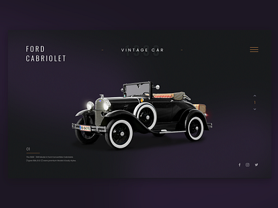 Vintage car - Model A Ford cab car carsharing color colors design designer ford icon illustration interface photoshop typography ui ux web