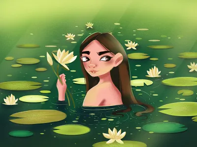 Hey Lily characterdesign digital art illustration photoshop