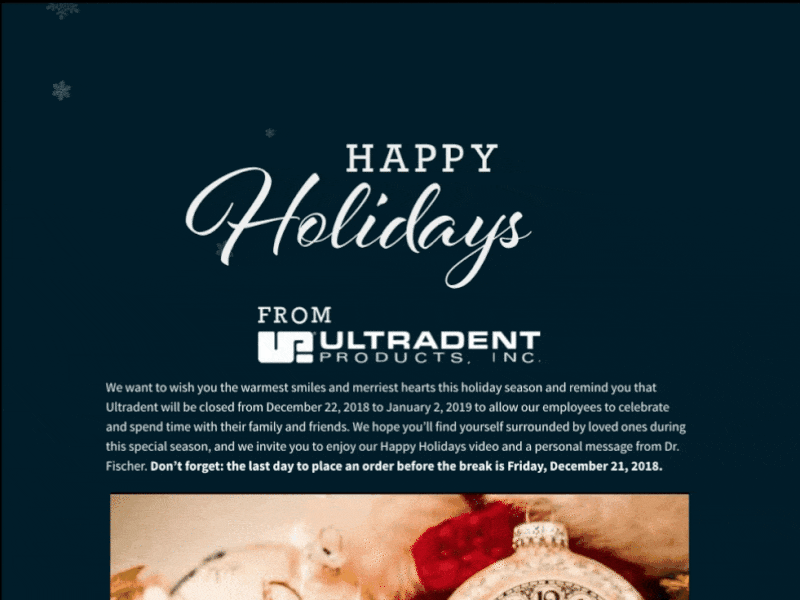 Holiday Hours Info Page css animation html 5 landing page