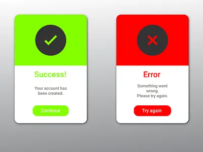 Flash Message #011 011 daily 100 challenge dailyui dailyuichallenge day011 design error error message flashmessage message new newtodribbble success success message typography ui ui ux design ui100 ui100days vector