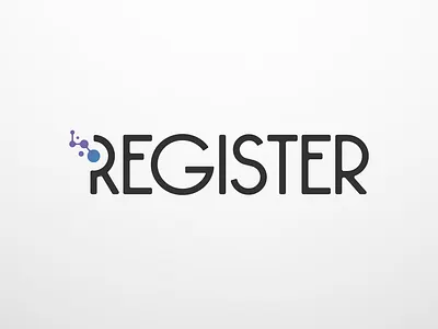 The Register Logo branding design logo