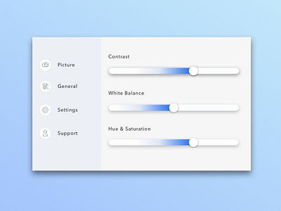 Settings - Daily UI 007 app app concept branding concept concept daily ui challenge dailyui design flat minimal sharrett typography ui ux design web web design