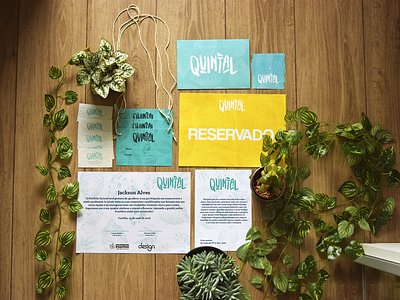 Quintal Stationary art direction branding brasil brasilidade culture social visual identity