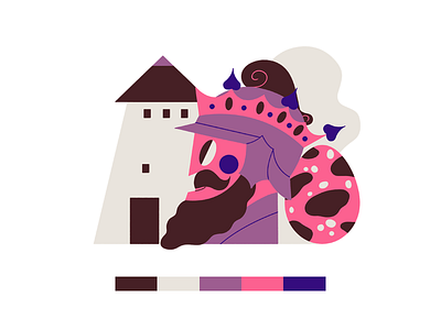 PANTOENERO 23 character design color palette flat graphic design illustration ilustración jhonny núñez pantoenero2019 vector