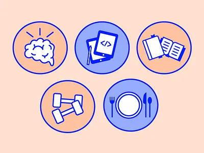 Boys and Girls Club Icons boysandgirlsclub icon set icons icons design illustration illustrator simple vector