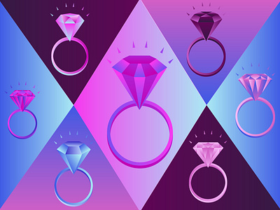 7 Rings 7 rings 7rings ariana grande diamonds gradient seven rings sevenrings