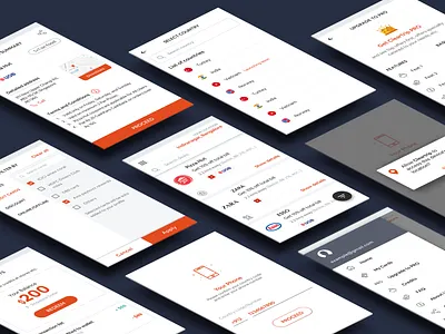 Mynt App app app ui clean app design credit card discounts interface design mynt offers ui