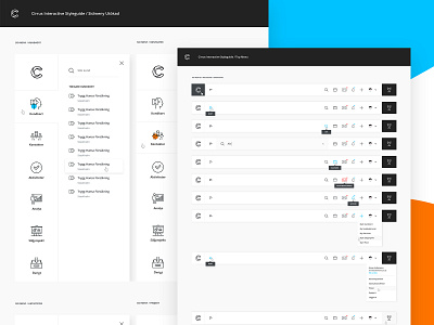 Cirrus 2 Prototype app blue crm dashboard design infographics styleguide ui ux