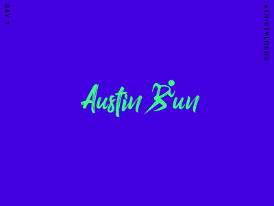 Austin Run logo austin run austinrun day7 design icon logo running thirtylogos thirtylogoschallenge