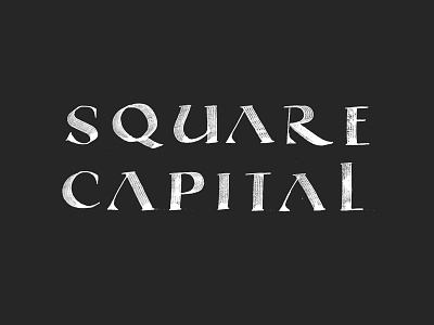 Square Capital 2 typography write