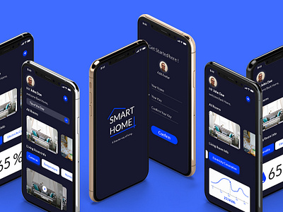 IOT App Mockup | 🔥🔥 FREEBIE app freebie iot app iphone iphone xs mock up mock ups mockup ui ui ux