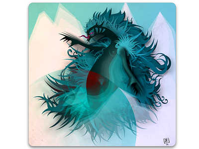 Blue Devil illustration ipadart vector vectorart vectorillustration