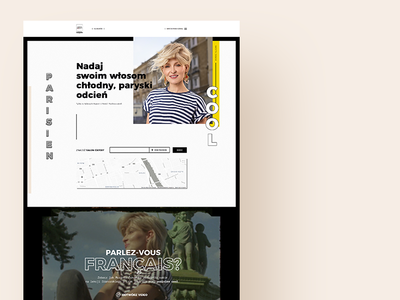 L'Oréal Professionnel x Marieta Zukowska beauty hair landing page loreal simple website