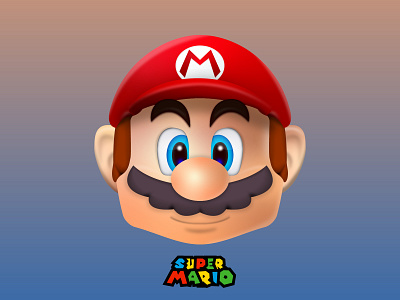 Super Mario challenge daily daily challange design drawing illustration illustrator squarish super mario vector