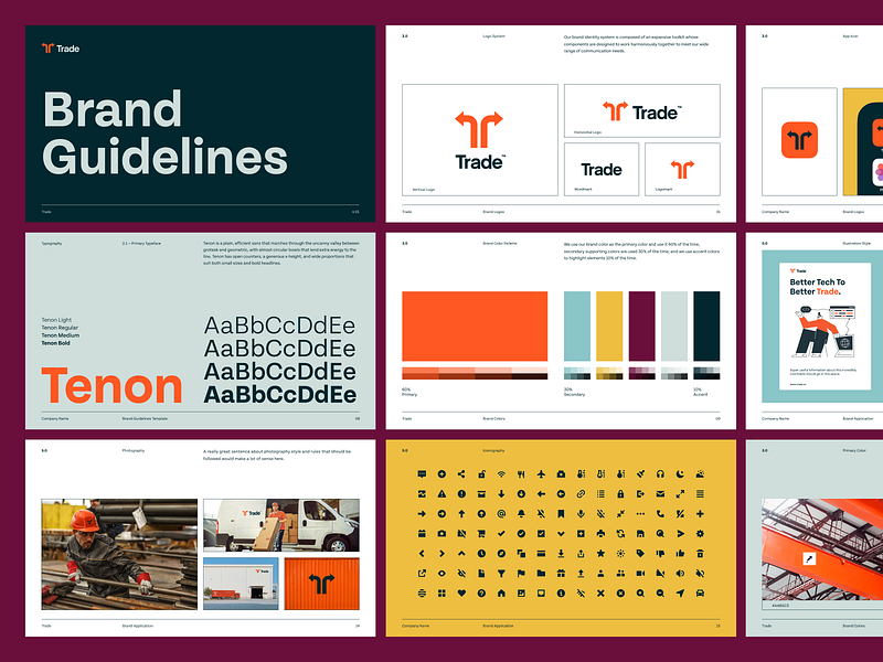 Browse thousands of Brand Book images for design inspiration | Dribbble