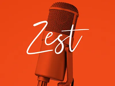 Zest Podcast Identity branding copywriter identity logo logo design podcast spotify writing