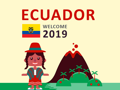 Ecuador advertising illustration app cartoon illustration character art character concept character design characters children illustration cities cool countries design icon illustration svg ui ux vector