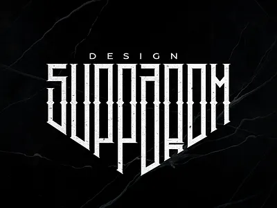 Calligraphy font in vector logo calligraphy supparomdesign