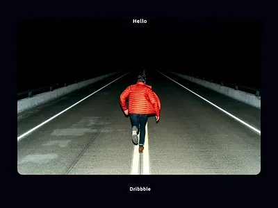 Hello Dribbble concept design dmytro havrykov dribbble first shot hello dribbble minimalism running ubuntu uiux design
