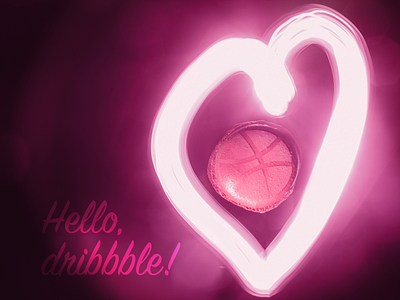 Hello design hello dribble illustration photo