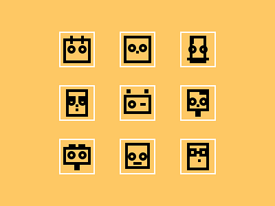 Cuteness generator avatar charachter charachter design codepen generative generator icon javascript minimal p5.js