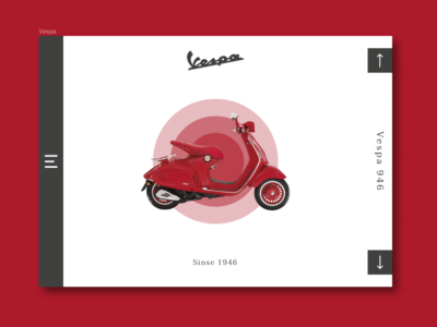 Concept of Vespa website behance behansereviews branding clear design design designer dribble figma figmadesign html html css illustration inspirationsweb logo motorcyle ui ui design ux vespa
