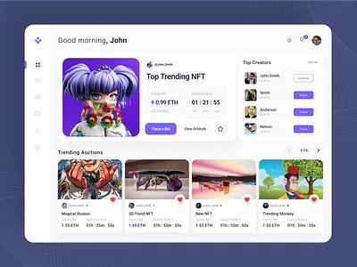 NFTs Saas App Exploration 2022 app concept exploration new nft saas trend web
