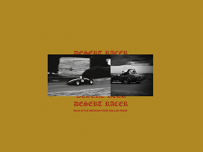 DESERT RACER PART 2 branding design design art graphics typography