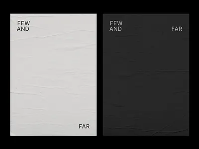 Few and Far agency brand logo