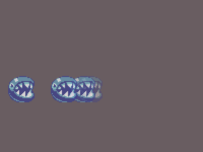 Chain Chomp 2d animation art nintendo pixel pixelart