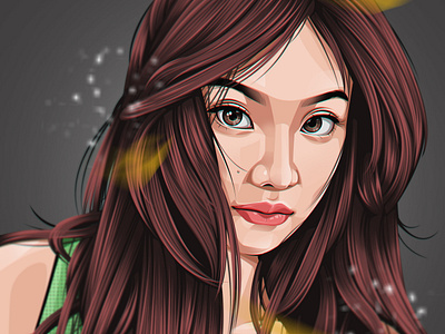 Vector Portrait adobeillustator adobephotoshop artwork corel draw design illustration line art photoshop pop art vector vectorart vectorportrait vexel