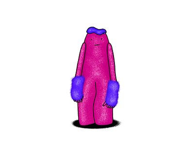 Hello character color hello illustration texture woolie