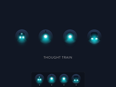 Thought Train App Icon options