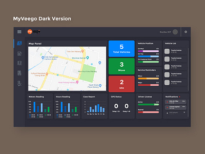 #Redesign | MyVeego Website Dark Version adobe photoshop interface ui ux web website