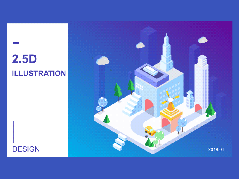 3 animation illustration ui