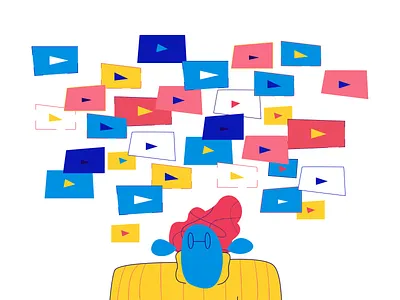 Video Marketing adobe indesign design illustration marketing marketing agency play icon vector video marketing yans media